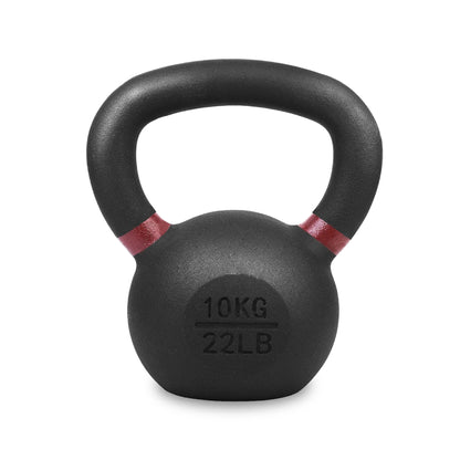 Cast Iron Kettlebells Set – Solid Iron, Rust Resistant Coating, Ergonomic Grip – Full Body Strength & Power Training – Ideal for Home Gyms