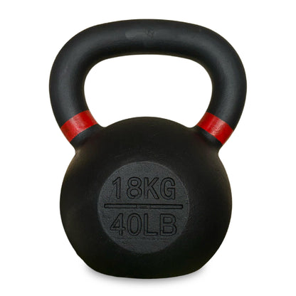 Cast Iron Kettlebells Set – Solid Iron, Rust Resistant Coating, Ergonomic Grip – Full Body Strength & Power Training – Ideal for Home Gyms