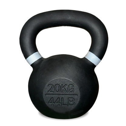 Cast Iron Kettlebells Set – Solid Iron, Rust Resistant Coating, Ergonomic Grip – Full Body Strength & Power Training – Ideal for Home Gyms