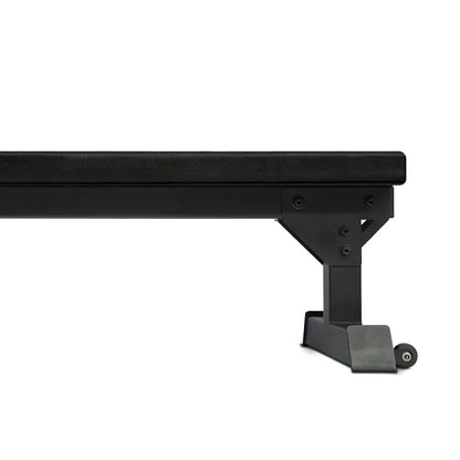 Pro Club Flat Weight Bench – Heavy Duty Steel Frame with Thick Padding, Rear Transport Wheels & 300kg Load Capacity – Perfect for Chest Press & Dumbbell Workouts at Home