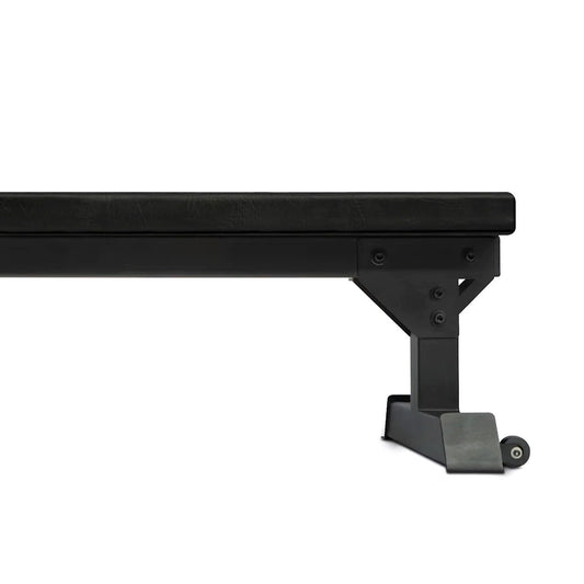 Pro Club Flat Weight Bench – Heavy Duty Steel Frame with Thick Padding, Rear Transport Wheels & 300kg Load Capacity – Perfect for Chest Press & Dumbbell Workouts at Home