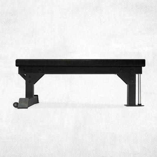 Pro Club Flat Weight Bench – Heavy Duty Steel Frame with Thick Padding, Rear Transport Wheels & 300kg Load Capacity – Perfect for Chest Press & Dumbbell Workouts at Home