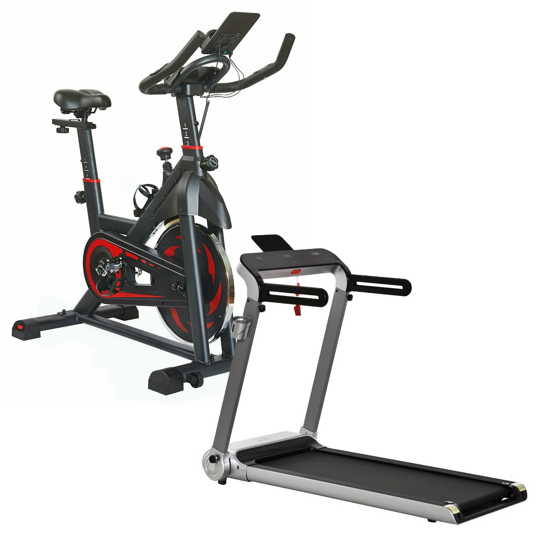 Compact Folding Treadmill 14 km/h – LED Display – Shock Absorbing Walking Pad for Home Gym & Small Spaces