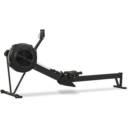 Adjustable Air Resistance Rowing Machine – Foldable Aluminium Frame, Silent 10-Level Rower with Smart Display & Ergonomic Seat for Home Gym Fitness