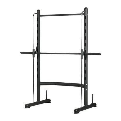 Smith Machine Squat Rack with Pull‑Up Bar – Heavy‑Duty Steel, Safety Stops, Multi‑Functional Strength Training Station for Home Gym