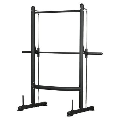 Smith Machine Squat Rack with Pull‑Up Bar – Heavy‑Duty Steel, Safety Stops, Multi‑Functional Strength Training Station for Home Gym