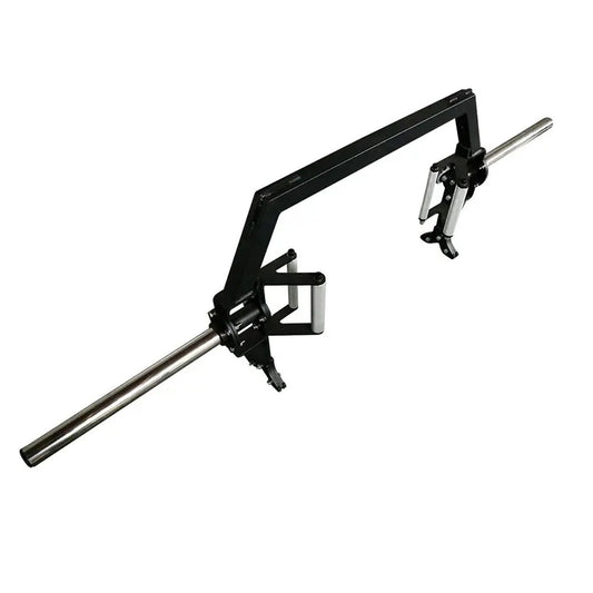 Deluxe 20kg Open Trap Bar with Rotating Sleeves & Built-In Jack – Hex Frame for Deadlifts, Shrugs, Farmer Walks – Olympic & Standard Plate Compatible – Home Gym Ready