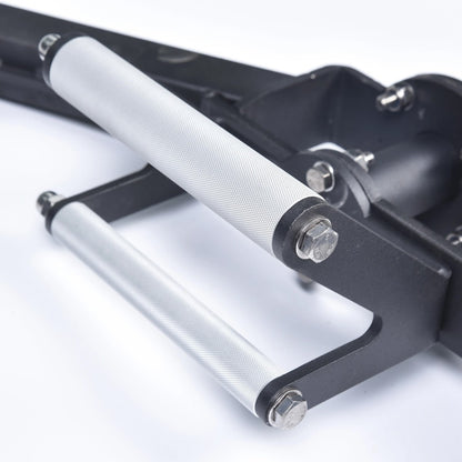 Deluxe 20kg Open Trap Bar with Rotating Sleeves & Built-In Jack – Hex Frame for Deadlifts, Shrugs, Farmer Walks – Olympic & Standard Plate Compatible – Home Gym Ready