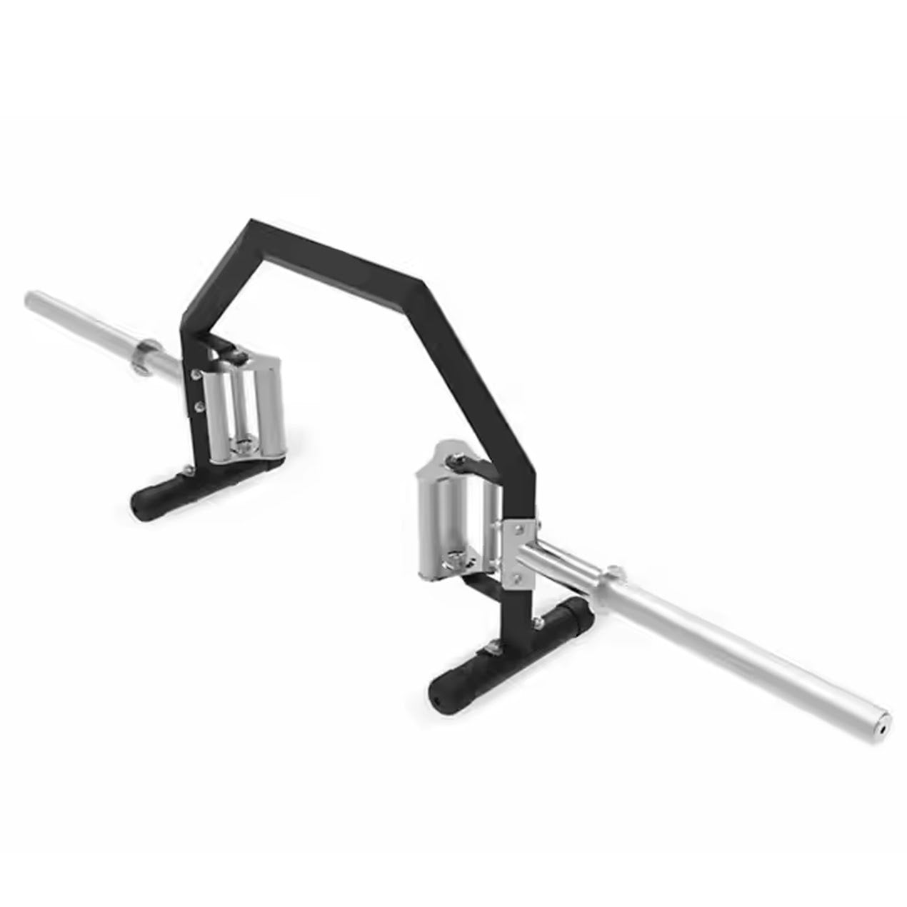 Deluxe 20kg Open Trap Bar with Rotating Sleeves & Built-In Jack – Hex Frame for Deadlifts, Shrugs, Farmer Walks – Olympic & Standard Plate Compatible – Home Gym Ready