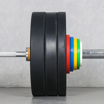 Olympic Fractional Weight Plates – 0.5kg to 5kg Rubber-Coated Steel Pairs – IWF Color-Coded Microloading Plates for Progressive Home Gym Training